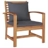  Kerti székek 2 pcs Barna 60 x 65 x 76.5 cm Tömör tíkfa