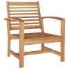  Kerti székek 2 pcs Barna 60 x 65 x 76.5 cm Tömör tíkfa