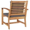  Kerti székek 2 pcs Barna 60 x 65 x 76.5 cm Tömör tíkfa