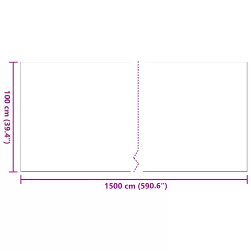  Műfű Fekete 1x15 m 40 mm