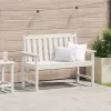  kerti pad fehér 120 cm HDPE