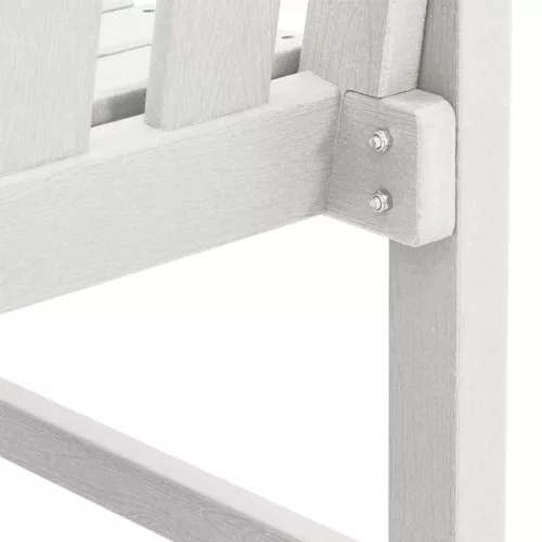  kerti pad fehér 120 cm HDPE