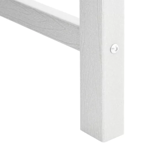  kerti pad fehér 120 cm HDPE