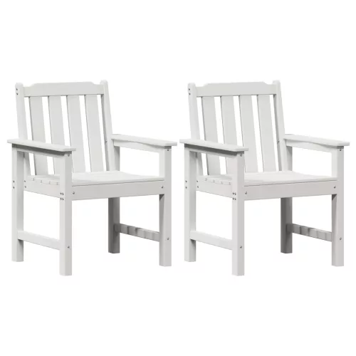  kert étkezős székek 2 db Fehér HDPE