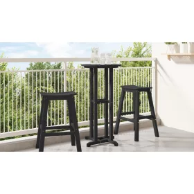  Bárasztal Fekete 55x55x107 cm HDPE