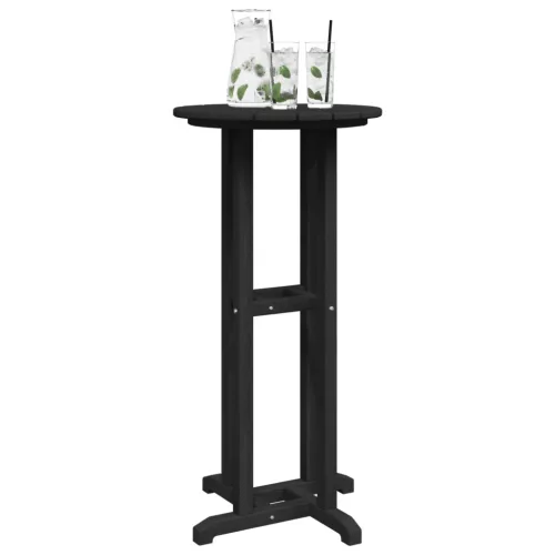  Bárasztal Fekete 55x55x107 cm HDPE