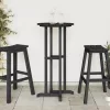 Bárasztal Fekete 55x55x107 cm HDPE