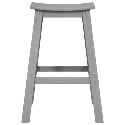  Bárszékek 2 db Világosszürke HDPE