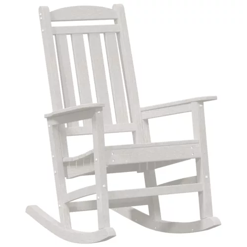  Kerti Hintaszék Fehér 70x92x108 cm HDPE