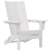  összecsukható Adirondack szék Fehér 74.5x80.5x90 cm HDPE