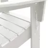  összecsukható Adirondack szék Fehér 74.5x80.5x90 cm HDPE