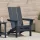  összecsukható Adirondack szék tengerészkék 74.5x80.5x90 cm HDPE