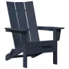  összecsukható Adirondack szék tengerészkék 74.5x80.5x90 cm HDPE