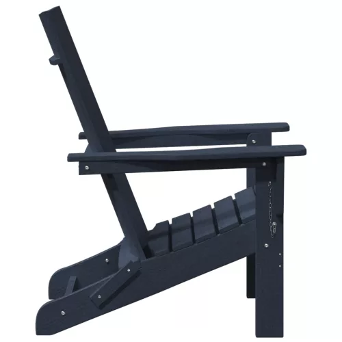  összecsukható Adirondack szék tengerészkék 74.5x80.5x90 cm HDPE