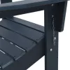  összecsukható Adirondack szék tengerészkék 74.5x80.5x90 cm HDPE