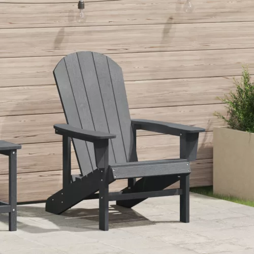  Adirondack szék Világosszürke 74x82x91 cm HDPE