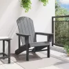  Adirondack szék Világosszürke 74x82x91 cm HDPE