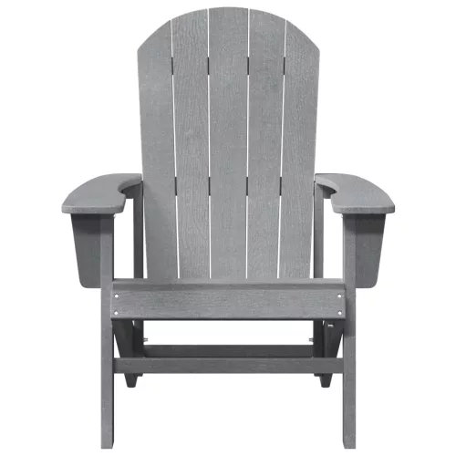  Adirondack szék Világosszürke 74x82x91 cm HDPE