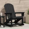  Adirondack hintaszék Fekete 73.5x92x90 cm HDPE