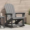  Adirondack hintaszék Világosszürke 73.5x92x90 cm HDPE