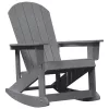  Adirondack hintaszék Világosszürke 73.5x92x90 cm HDPE