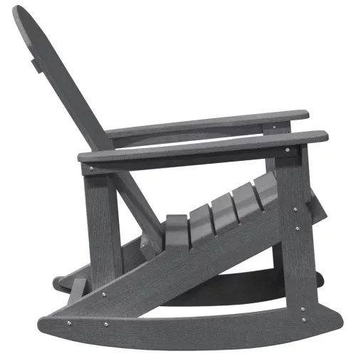  Adirondack hintaszék Világosszürke 73.5x92x90 cm HDPE