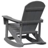  Adirondack hintaszék Világosszürke 73.5x92x90 cm HDPE
