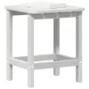  Adirondack oldaltáblázat fehér 38x38x45 cm HDPE