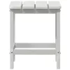  Adirondack oldaltáblázat fehér 38x38x45 cm HDPE