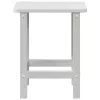  Adirondack oldaltáblázat fehér 38x38x45 cm HDPE
