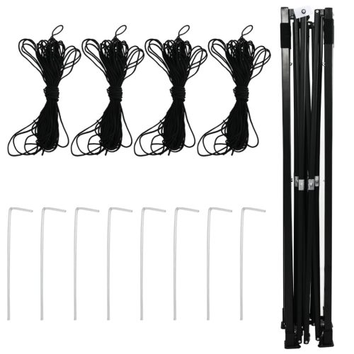  Melegház tetővel Zöld 290 x 290 x 315 cm Acél