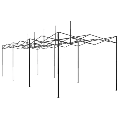  Melegház tetővel Zöld 290 x 870 x 315 cm Acél