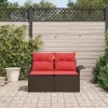  Kerti kanapé párnával 141 x 62 x 69 cm polirattan
