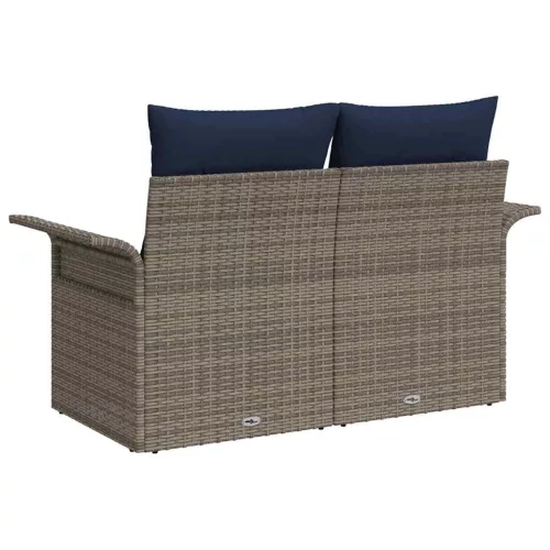  Kerti kanapé párnával 141 x 62 x 69 cm polirattan