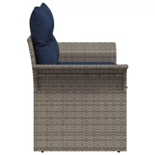  Kerti kanapé párnával 141 x 62 x 69 cm polirattan