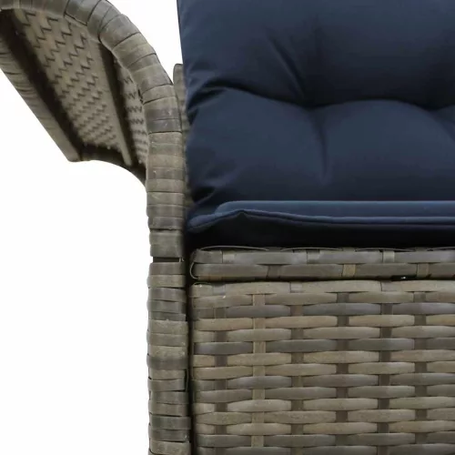  Kerti kanapé párnával 141 x 62 x 69 cm polirattan