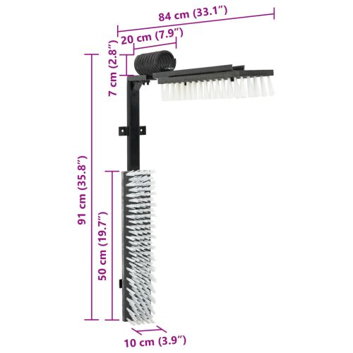  Falra Szerelhető Tehén Kefe 84x10x91 cm