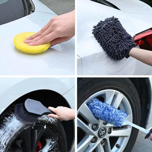  Autó Tisztító Ecset Szett 13 db 13 pcs Több Szín