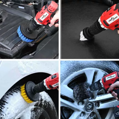  Puha és Kemény Tisztító Ecset Szett 12 db 12 pcs Több Szín