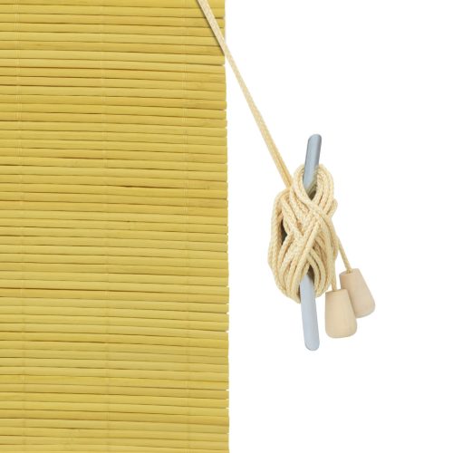  Ablak Függönyök & Árnyékolók Sárga 110 x 220 cm bambusz