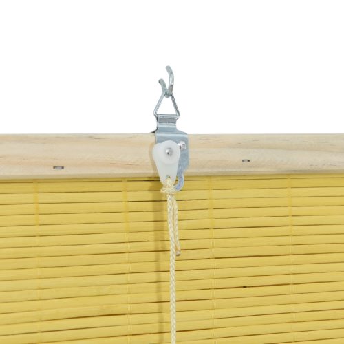  Ablak Függönyök & Árnyékolók Sárga 120 x 220 cm bambusz