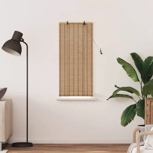 Roletta függönyökkel Természet 60 x 160 cm bambusz