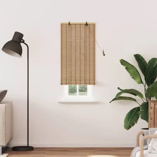  Roletta függönyökkel Természet 60 x 220 cm bambusz