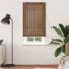  Roletta függönyökkel Barna 80 x 220 cm bambusz