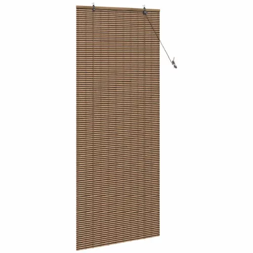  Roletta függönyökkel Barna 90 x 220 cm bambusz