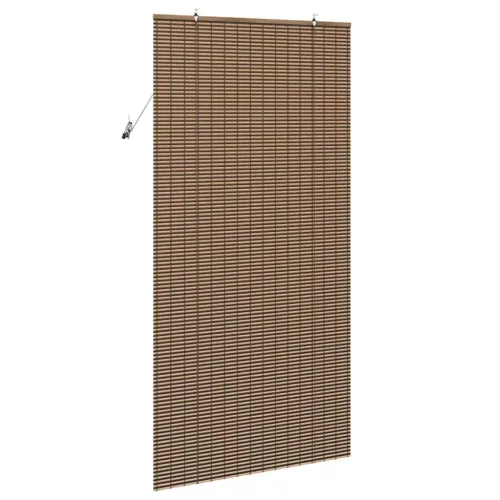  Roletta függönyökkel Barna 100 x 220 cm bambusz