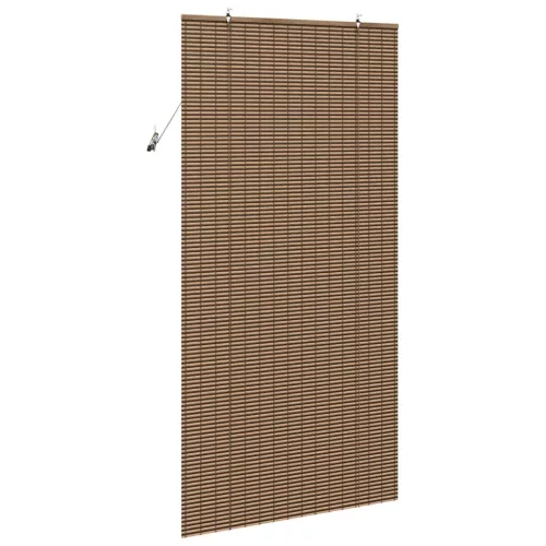  Roletta függönyökkel Barna 100 x 220 cm bambusz