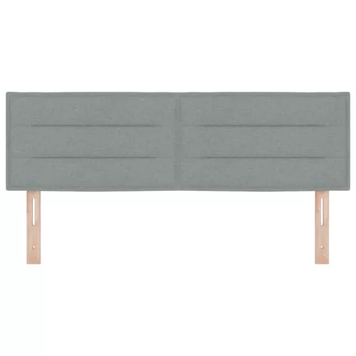  Fejtámla fejtámlával Világosszürke 144 cm Műbőr