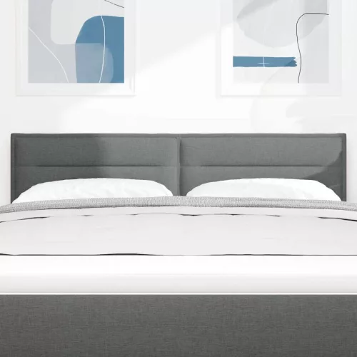  Fejtámla fejtámlával Sötétszürke 160 cm Műbőr