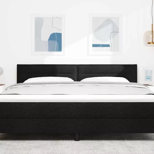  Fejtámla fejtámlával Fekete 180 cm Műbőr